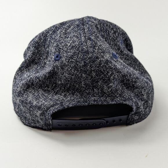 Mens Baseballism Baseball Cap Dad Hat Premium Wool POOR Speckled Gray Snapback - Picture 3 of 14